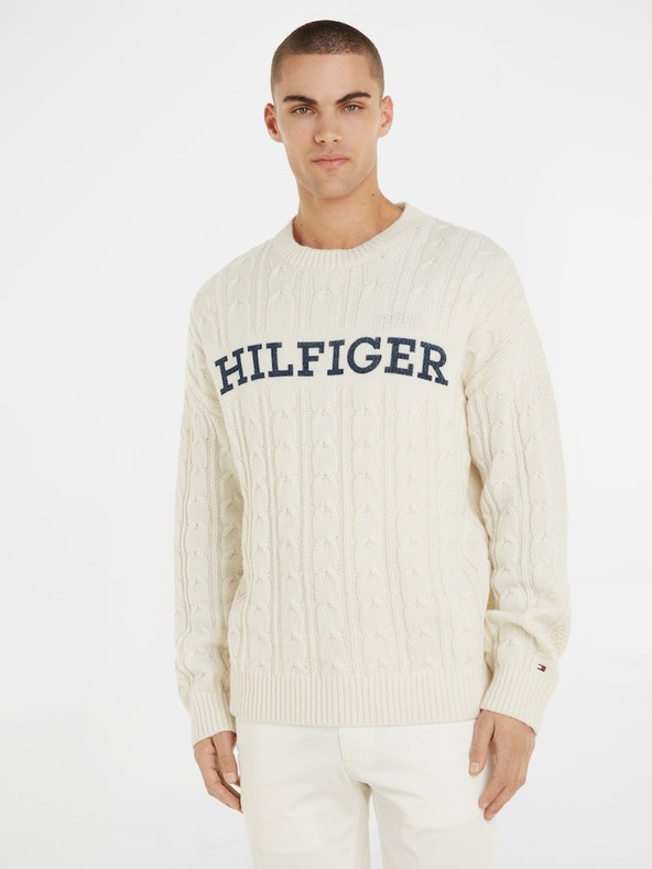 Tommy Hilfiger Cable Monotype Crew