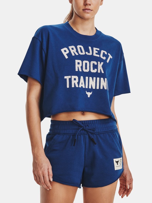 Under Armour Project Rock SS Crop Rvl